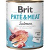 BRIT Paté & Meat with Salmon - wet dog food - 800g