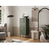 4S TRESSE chest of drawers 50x40x125 matte green