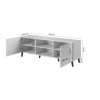 RTV cabinet ABETO 150x42x52 graphite/gloss