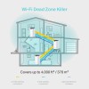 Wireless Router|TP-LINK|3-pack|1167 Mbps|Mesh|LAN \ WAN ports 2|Number of antennas 2|DECOS4(3-PACK)