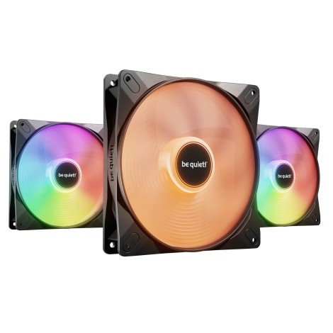 be quiet! LIGHT WINGS LX 140mm PWM High Speed 3-Pack Black Computer case Fan 14 cm 3 pc(s)