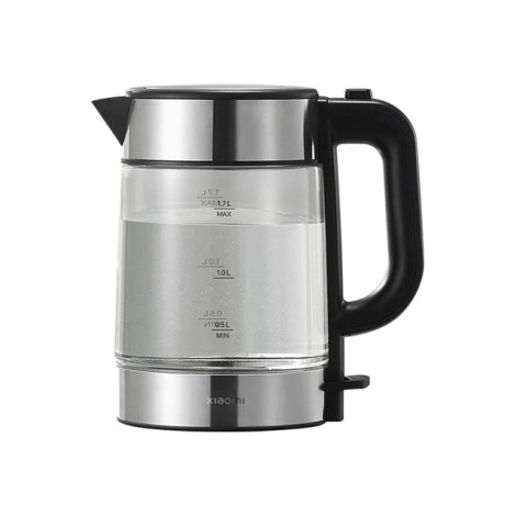 Xiaomi | Electric Glass Kettle EU | Electric | 2200 W | 1.7 L | Glass | 360° rotational base | Black/Stainless Steel