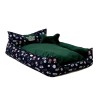 GO GIFT Dog and cat bed L - green  - 90x75x16 cm