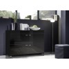 Cama sideboard LOGO II NIGHT 120/42/78 black/black gloss