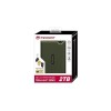 External HDD|TRANSCEND|StoreJet|2TB|USB 3.0|Colour Green|TS2TSJ25M3G