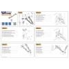 TV SET ACC DESK MOUNT SILVER/10-26