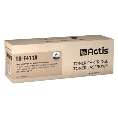 Actis TH-F411A toner (replacement for HP 410A CF411A; Standard; 2300 pages; cyan)