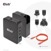 MOBILE TRAVEL CHARGER USB-C/140W GAN CAC-1917 CLUB3D