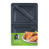 TEFAL | Triangle toasted sandwich set for Snack Collection | XA800212 | Dimensions (W x L) 13 x 22.5 cm | Black