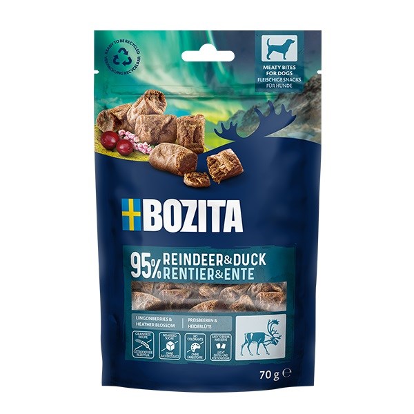 BOZITA Meaty Bites renifer, kaczka przysmak ...