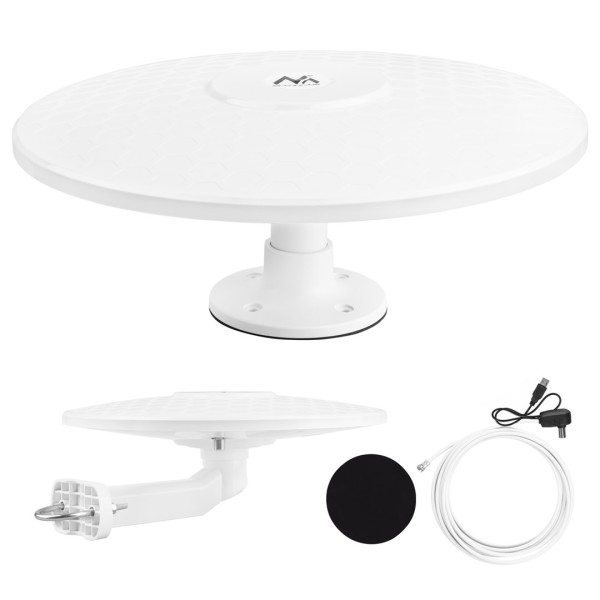 Maclean DVB-T/T2 HEVC omni-directional antenna, active, ...