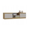 MALWA 140 TV cabinet, artisan oak/cashmere