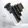 AXAGON EEM2-SA USB micro-B 3.2 Gen 1 - M.2 SATA SSD screwless RIBBED box