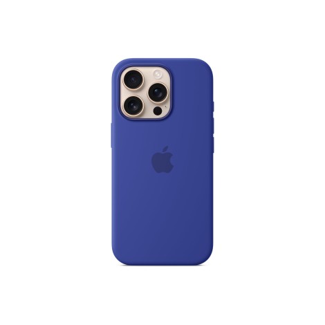 Apple iPhone 16 Pro Silicone Case with MagSafe - Ultramarine | Apple