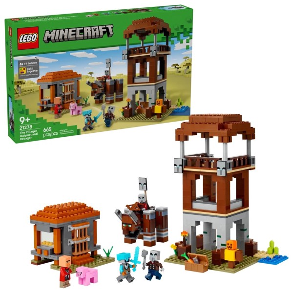 LEGO MINECRAFT 21278 The Pillager Outpost ...