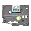 BROTHER TZE731 tape black/green 12mm 8m
