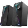PC Speakers 2.0 DEFENDER J5 2.0 6W LED USB black