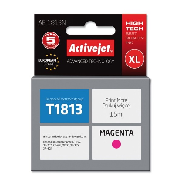 Activejet AE-1813N Ink cartridge (replacement for ...