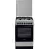 INDESIT Cooker | IS5G5PHX/E/1 | Hob type Gas | Oven type Electric | Stainless steel | Width 50 cm | Grilling | Depth 60 cm | 60 L