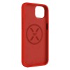 Fixed | MagFlow | Back cover | Apple | iPhone 15 | Liquid silicon | Red