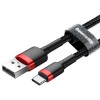 Baseus Cafule USB cable 2 m USB A USB C Black, Red