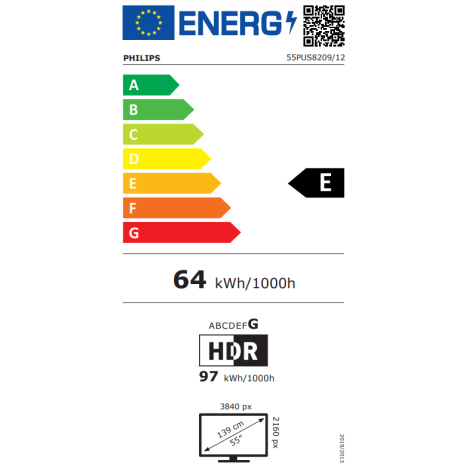 Philips QLED 4K Ambilight TV | 55PUS8209/12 | 55 | Smart TV | TITAN OS | UHD | Black