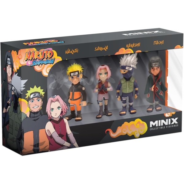 Set of 4 Naruto Shippuden Minix ...