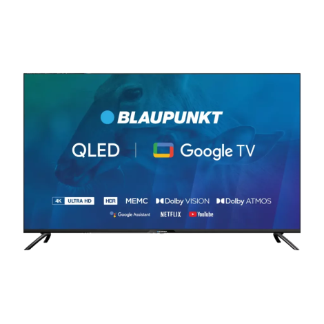 Blaupunkt | QLED TV | 50QBG6000S | 50 | Smart TV | Google TV | UHD | Black