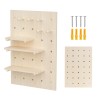 Maclean wooden board organizer, light wood color, 40x60 cm, max. 20 kg, MC-130 WD