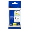 Brother | TZe-S121 Strong Adhesive Laminated Tape | Black on Clear | TZe | 8 m | 9 cm