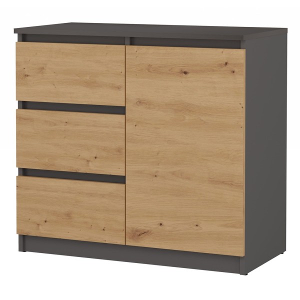 Topeshop 1D3S ANT/ART KPL chest of ...