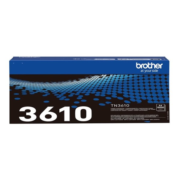 Brother TN-3610 Genuine Toner Cartridge, Black ...