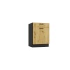 Cosmo Design ANIKA kitchen furniture set, artisan oak/graphite 2.0/2.6