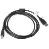 Lanberg CA-USBA-11CC-0018-BK USB cable 1.8 m USB 2.0 USB B Black