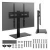 Maclean universal TV stand, for RTV cabinet, stand, max. 35 kg, 20 degree rotation, for 32-55" TV, MC-132