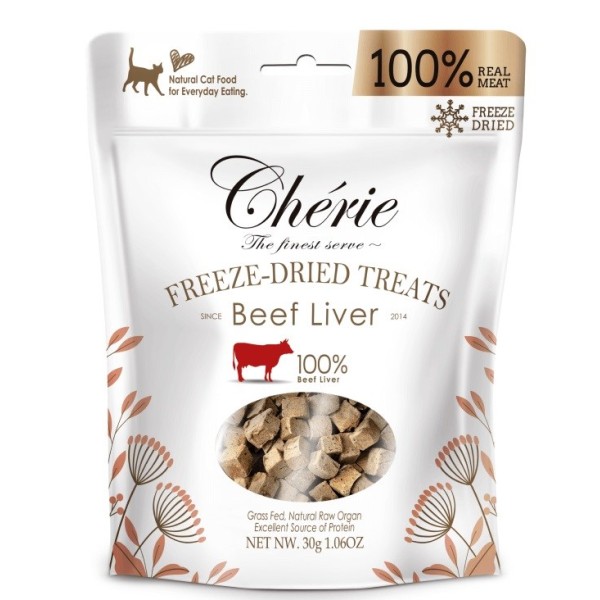 CHERIE Freeze-dried beef liver pieces - ...