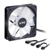 CASE FAN 120MM ARGB/VENTOR120ARGBPWM-BKCWW ADATA