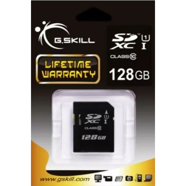 G.SKILL SDXC 128GB CLASS 10 UHS-I