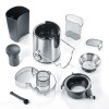 Severin ES 3566 juice maker Centrifugal juicer 400 W Black, Stainless steel