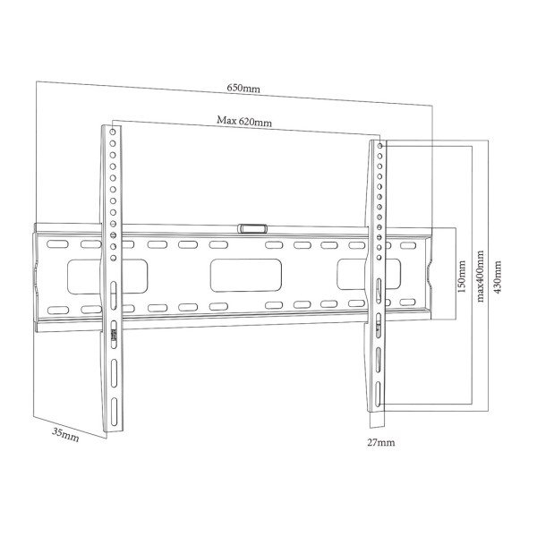 Maclean TV MC-419 Wall Mount Bracket ...