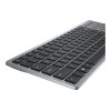 Dell | Keyboard | KB740 | Keyboard | Wireless | RU | Titan Gray | 2.4 GHz, Bluetooth 5.0 | 506 g