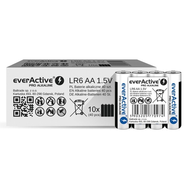 Alkaline batteries everActive Pro Alkaline LR6 ...