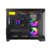 Gamemax Case | HYPE-M BK | Black | Micro | Power supply included No