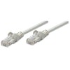 Intellinet Network Patch Cable, Cat6, 1m, Grey, CCA, U/UTP, PVC, RJ45, Gold Plated Contacts, Snagless, Booted, Lifetime Warranty, Polybag