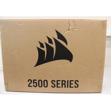SALE OUT. Corsair 2500D AIRFLOW Mid-Tower Dual Chamber PC Case, Black | Corsair Dual Chamber PC Case | 2500D AIRFLOW | Black | Mid Tower | DAMAGED PACKAGING | Power supply included No | Micro-ATX