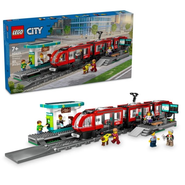 LEGO CITY 60423 Downtown Streetcar and ...