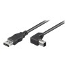 Goobay | USB 2.0 Hi-Speed Cable 90° | USB to USB