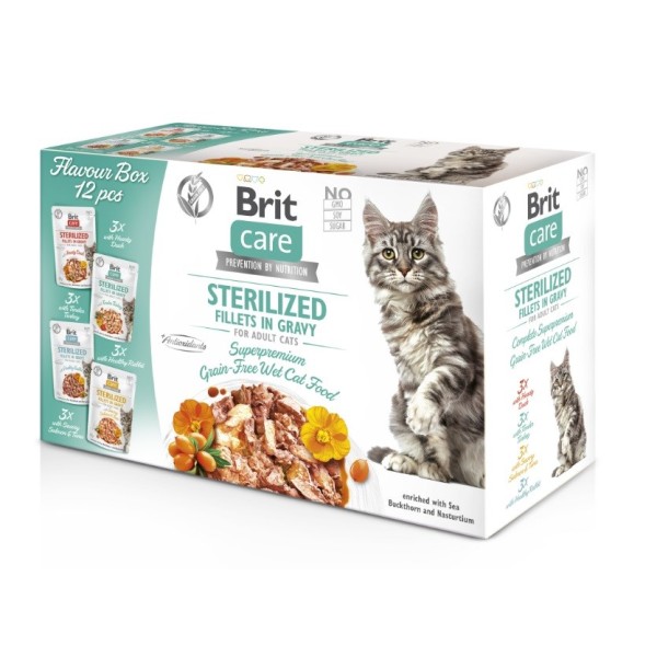 Brit Care Cat Sterilized Flavor Box ...