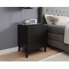 Cama bedside cabinet NOVA 44x40x52 mat black