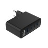 CHARGER USB 100W 4PORT GAN/TA-UC-PDQC100LCD-01-BK GEMBIRD
